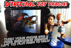 virtual toy dragon dragons pet dragon tattoo augmented reality dragon detector 3d ar iphone ipad